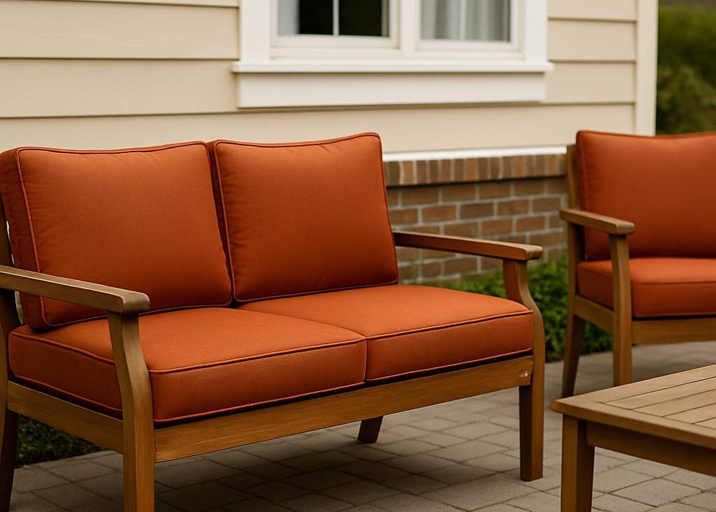 Изготовление и пошив подушек для мебели на террасу под заказ Изготовление и пошив подушек для мебели на террасу под заказ